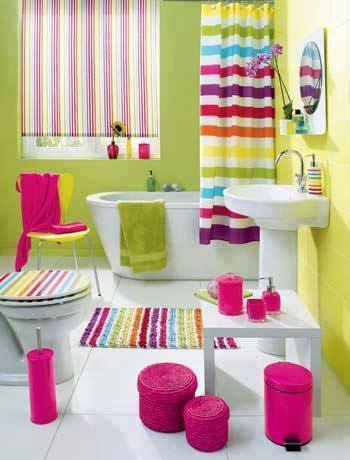 #Banheiro muito #colorido.